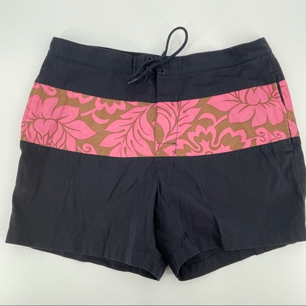 Vtg J Crew Swim Trunks Shorts Lined Mens Sz 32 Floral